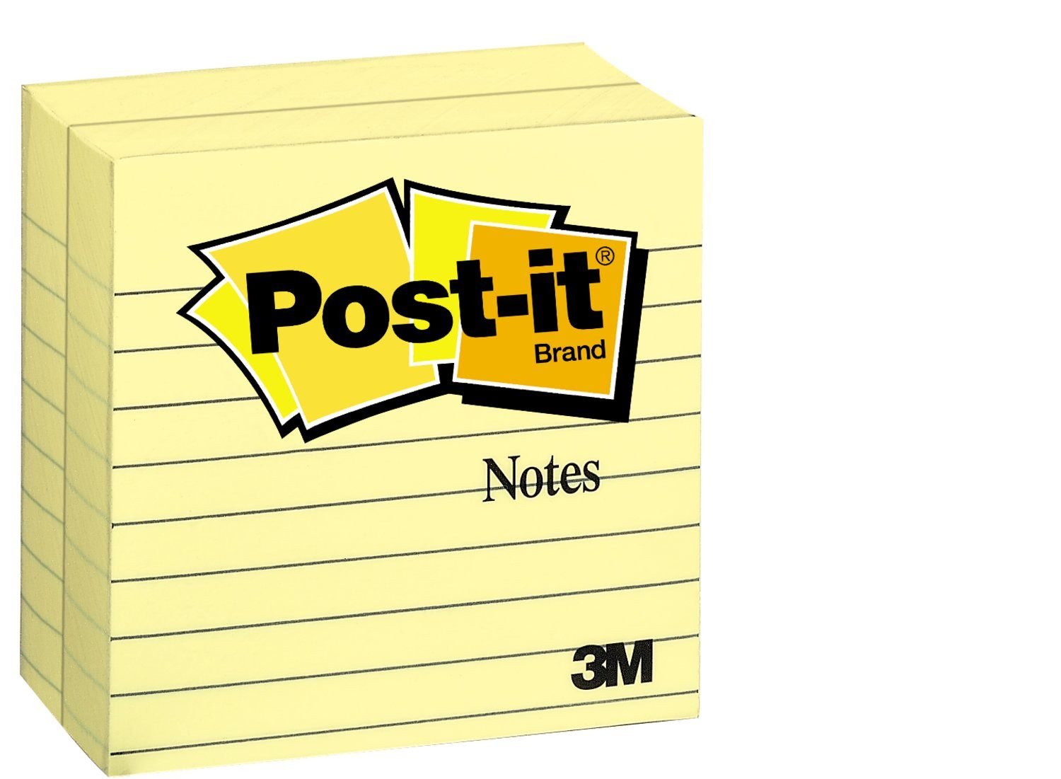 Post-it Notes 4x4 in, 2 Pads, America's #1 Favorite Sticky Notes, Canary Yellow, Recyclable