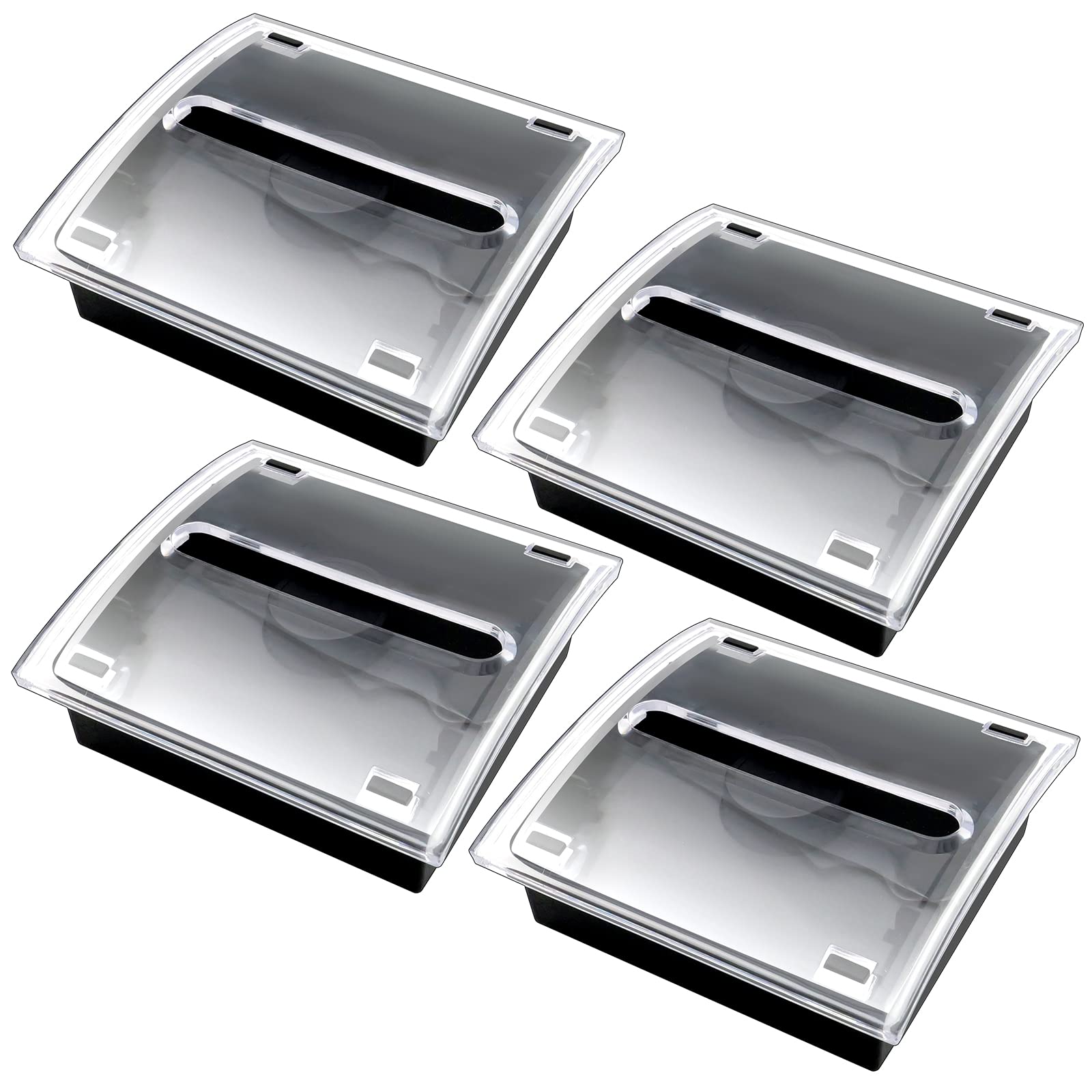 Black Base Clear Top Pop Up Sticky Note Dispenser for 3 x 3 Inch Notes
| School Office Home Pop Up Note Dispenser with